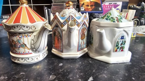 Vintage teapots sadler - 3x, wade