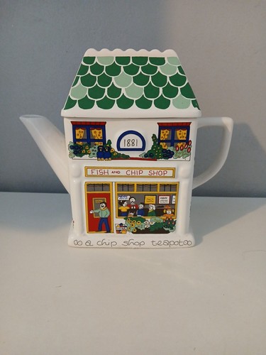 Wade english life teapot fish - wade,