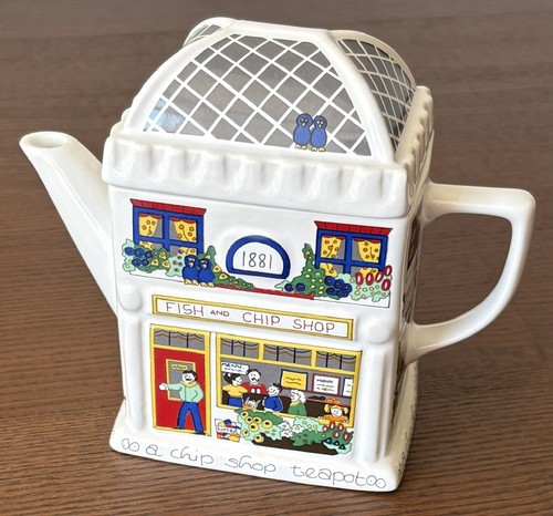 Wade english life teapot fish - life,